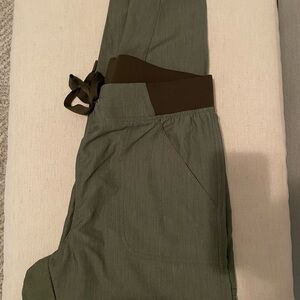 ADAR Heather Olive Green Joggers